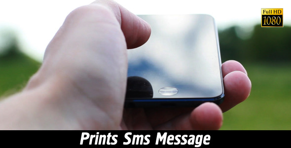 Prints SMS Message 5 Prints SMS Message 5