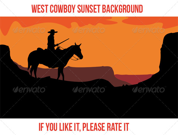West Cowboy Sunset 3 West Cowboy Sunset 3