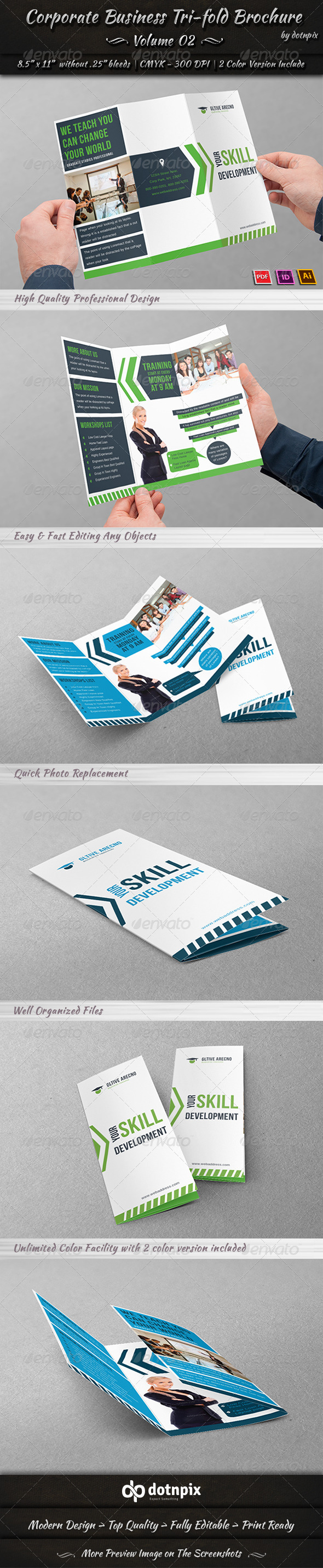 Corporate Business Tri-Fold Brochure Volume 2 Corporate Business Tri-Fold Brochure Volume 2