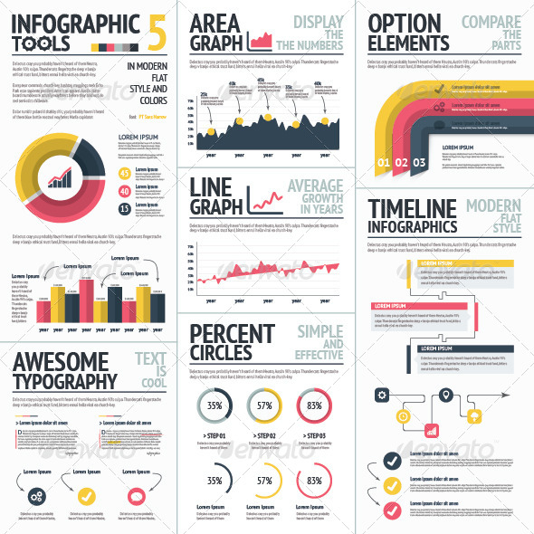 GraphicRiver Red and Yellow Infographic Elements Set 5 Vector 7739652 GraphicRiver Red and Yellow Infographic Elements Set 5 Vector 7739652