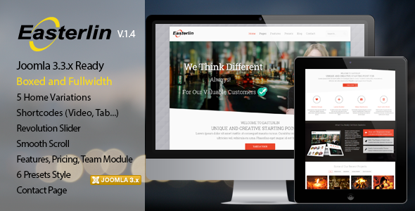 Easterlin Responsive Joomla Business Template Easterlin Responsive Joomla Business Template