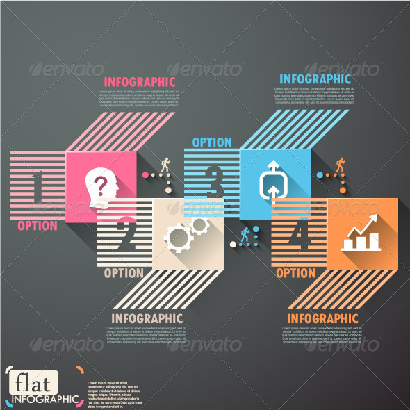 GraphicRiver Flat Infographic Options Template 7750467 GraphicRiver Flat Infographic Options Template 7750467
