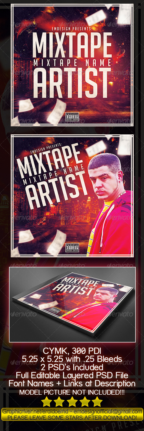 CD Mixtape Cover CD Mixtape Cover