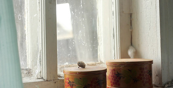 Vintage Village House Window Vintage Village House Window