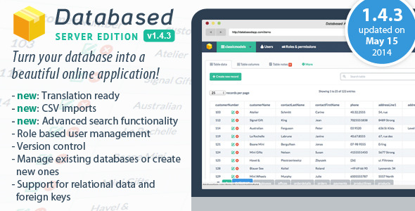 Database Application Platform Database Application Platform