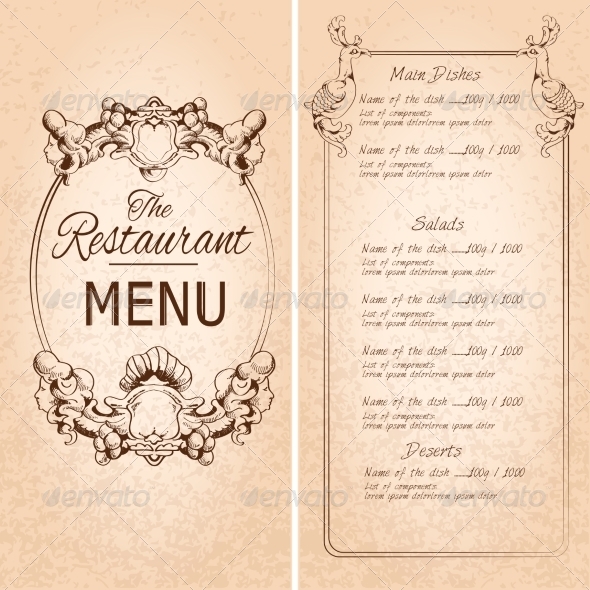 Restaurant Menu Template | GraphicRiver