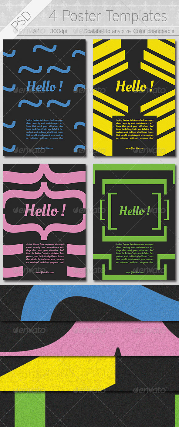 Posters - Miscellaneous Print Templates