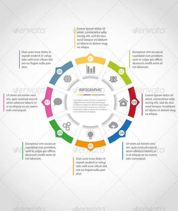 Circle Infographic Template