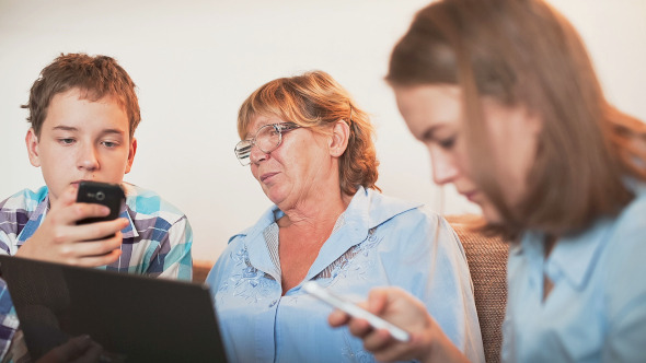 Grandmother Learn Laptop Grandmother Learn Laptop