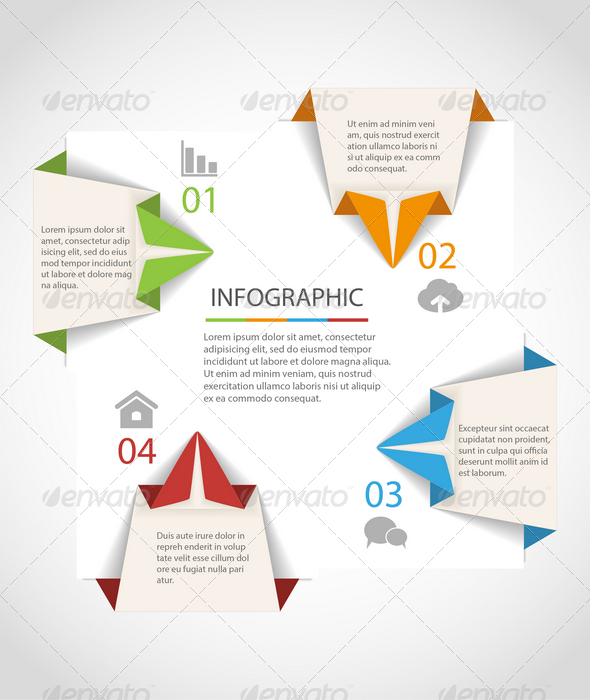 GraphicRiver Origami Infographics Template 7733158 GraphicRiver Origami Infographics Template 7733158