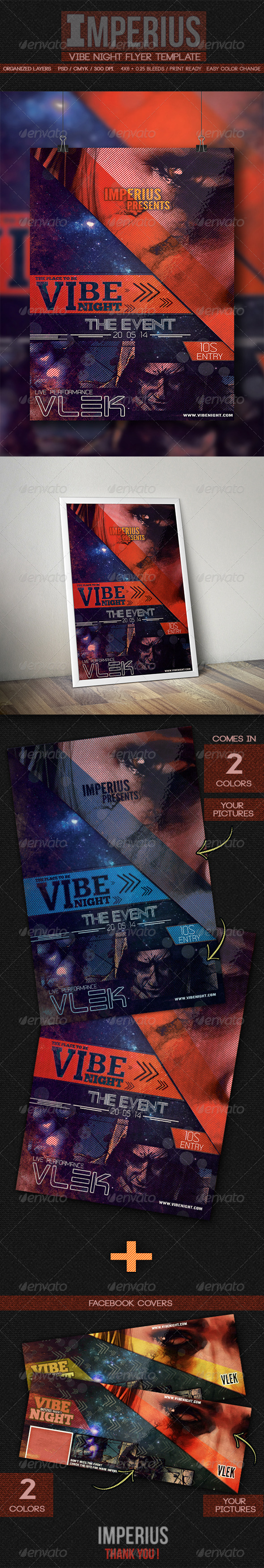 Vibe Night Flyer Vibe Night Flyer