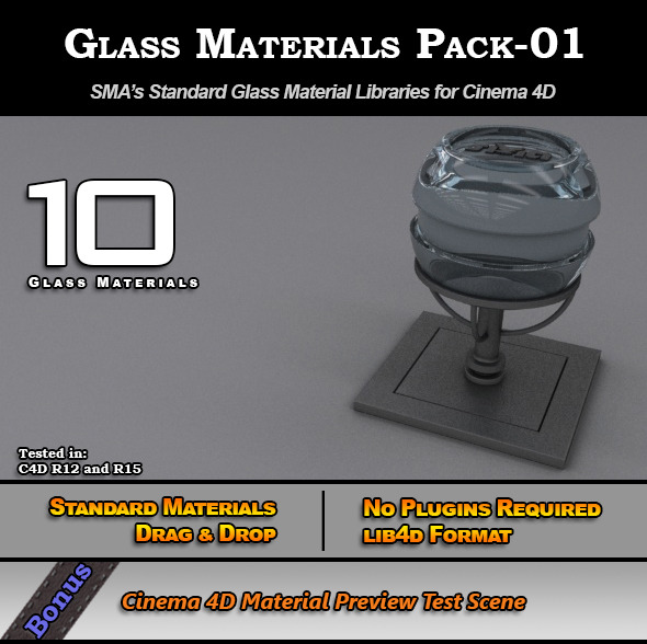 Cinema 4d vray glass material download