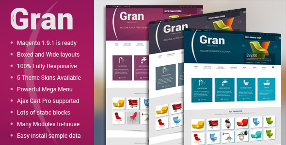 Gran - Premium Responsive Magento Theme