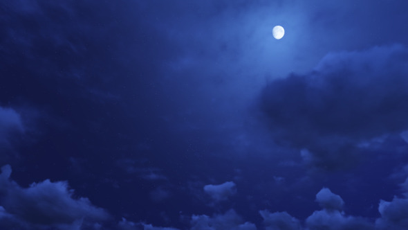 Moon And Clouds Moon And Clouds