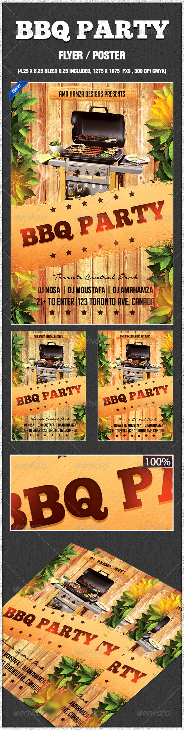 BBQ Summer Party Flyer