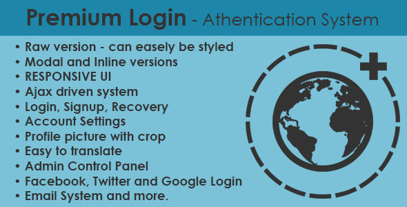 Premium Login - Authentication System