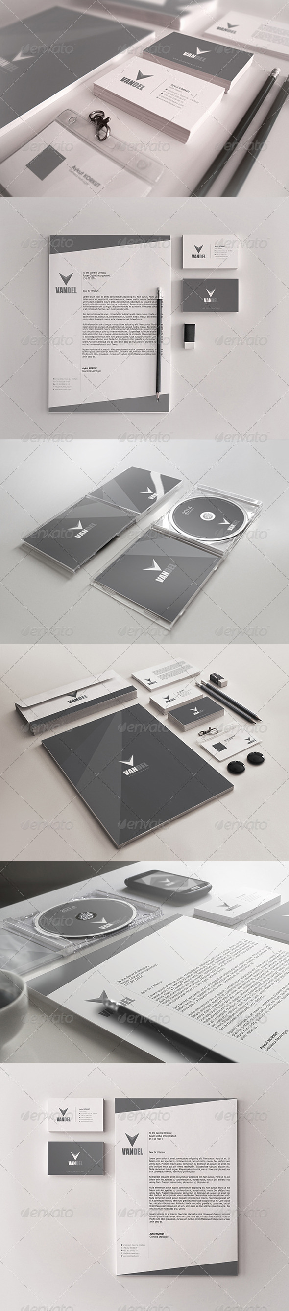 Vandel Corporate Identity Package Vandel Corporate Identity Package