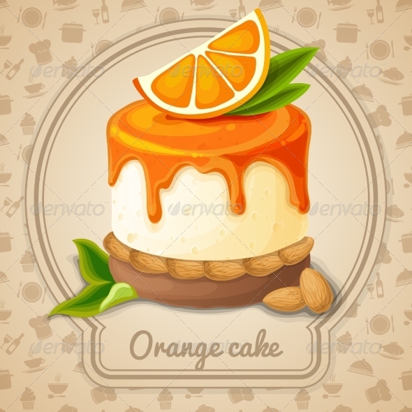 Orange Cake Emblem