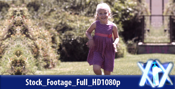 Little Girl Running Little Girl Running