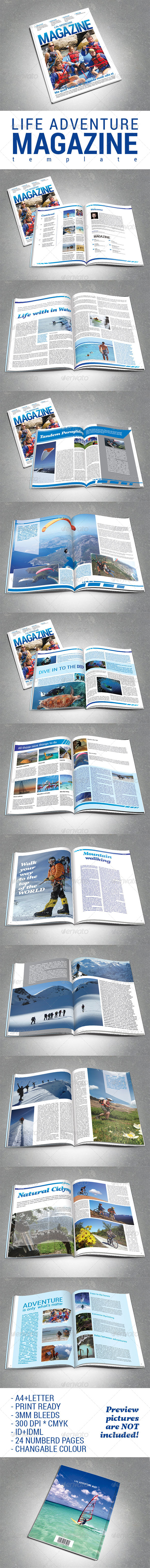 Adventure Magazine Template Adventure Magazine Template