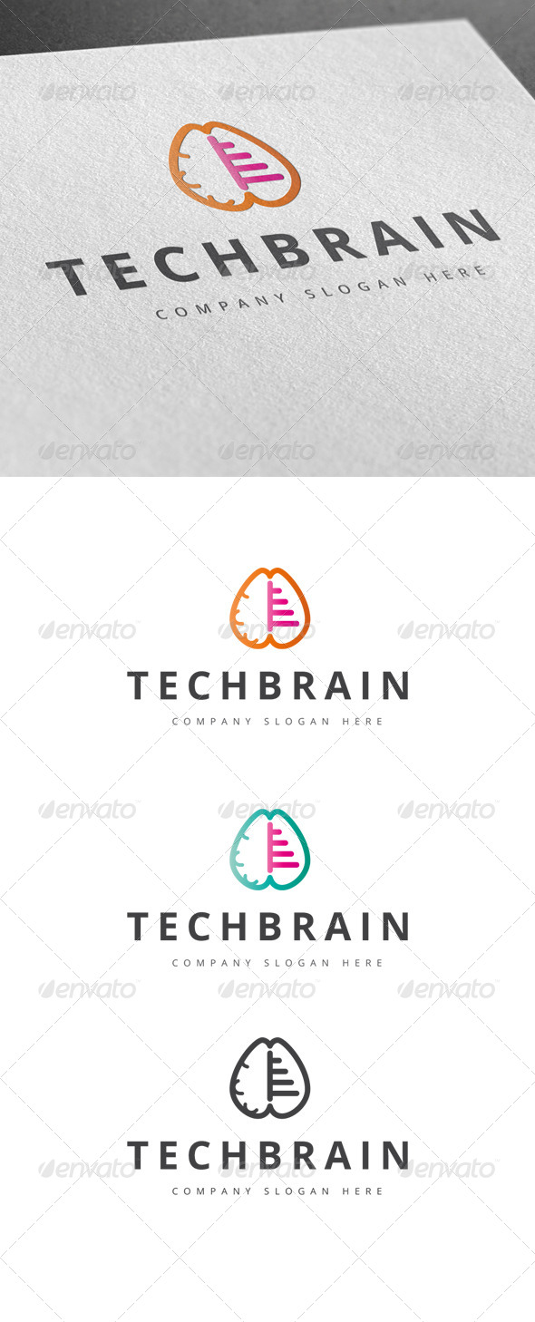 Tech Brain Logo Tech Brain Logo