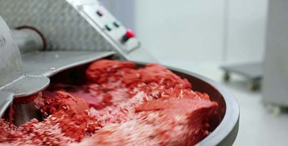 Mixing Mince Meat With Spices Mixing Mince Meat With Spices