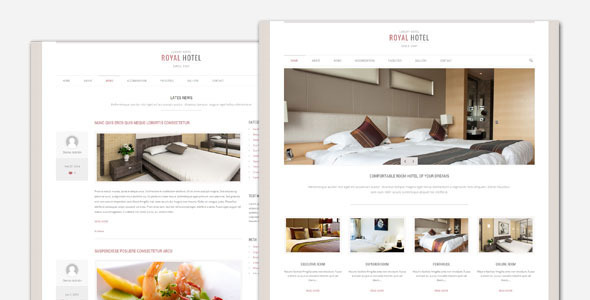 Royal - Hotel and Resort WordPress Theme