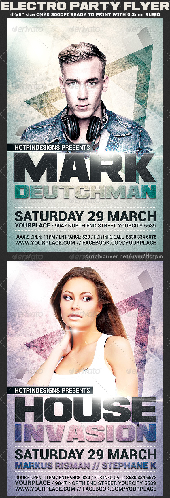 Guest Dj Event Party Flyer Template