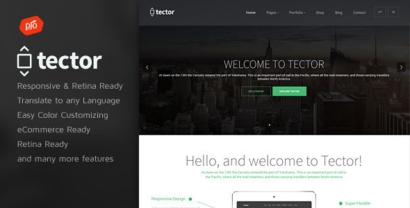 Tector - Muti-Purpose WordPress Theme