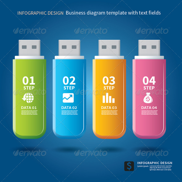 GraphicRiver Business Step Design on Thumb Drive Data 7801981 GraphicRiver Business Step Design on Thumb Drive Data 7801981
