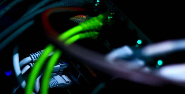 Working Server in the Data Center Working Server in the Data Center