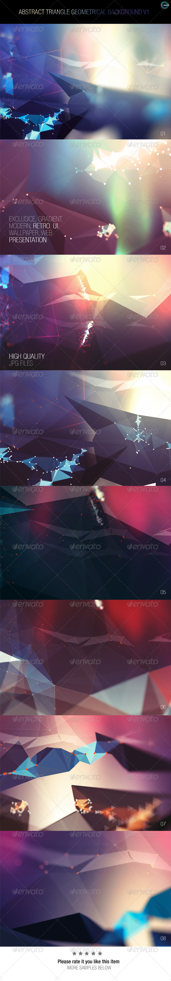 Abstract Triangle Geometrical Background V1