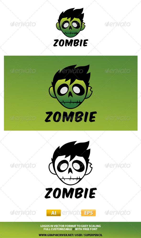 Zombie Logo Zombie Logo