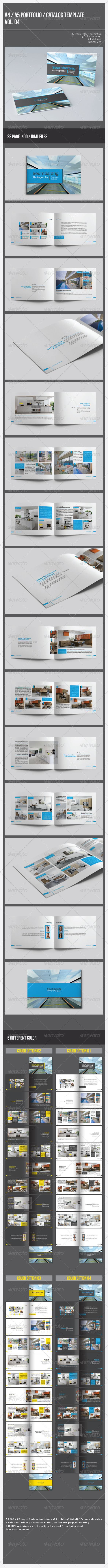 A4 A5 Portfolio Catalog Template Vol.4 A4 A5 Portfolio Catalog Template Vol.4