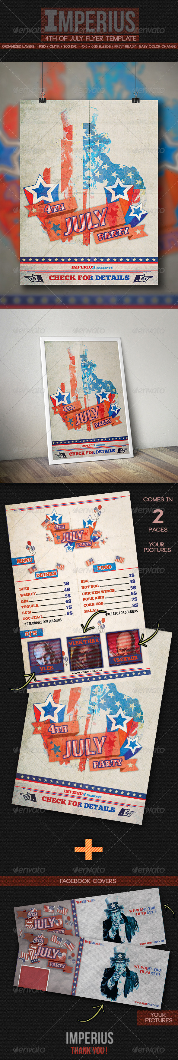 4Th of July Flyer - Flyers Print Templates