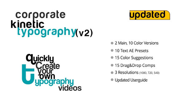 Corporate Kinetic Typography Corporate Kinetic Typography