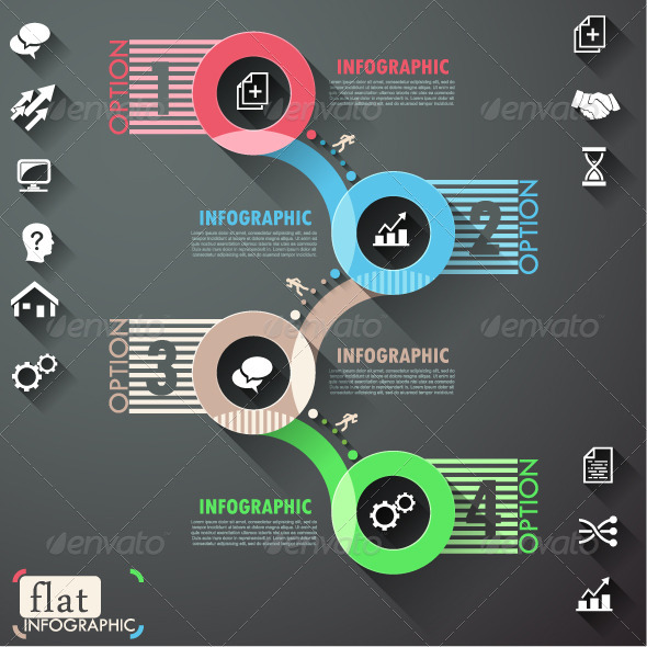 GraphicRiver Flat Infographic Options Template 7773862 GraphicRiver Flat Infographic Options Template 7773862