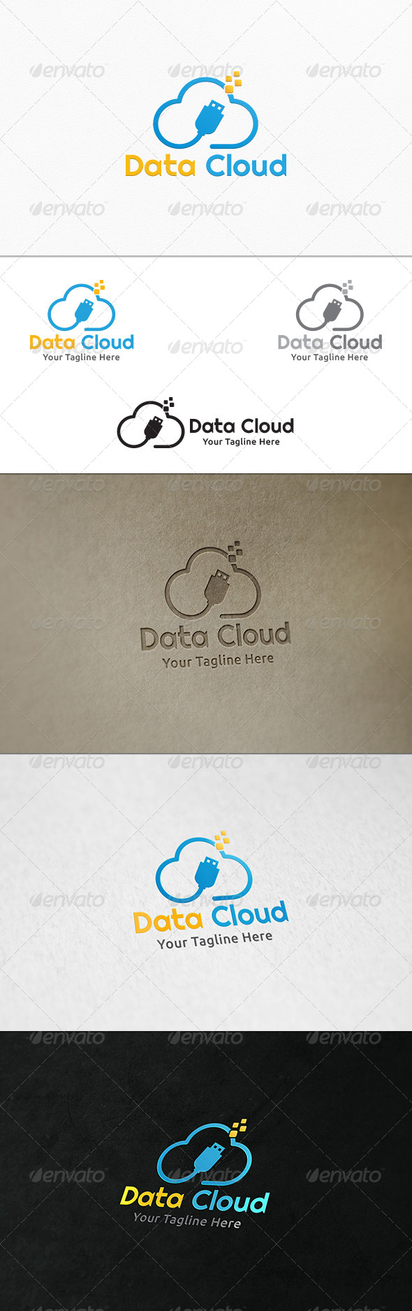 Data Cloud Logo Template Data Cloud Logo Template