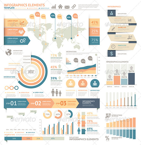 Modern Infographic Element Template