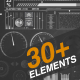 31 Hud/Infographic Elements 31 Hud/Infographic Elements - VideoHive Item for Sale
