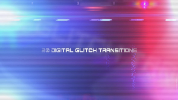 20 Digital Glitch Transitions 20 Digital Glitch Transitions