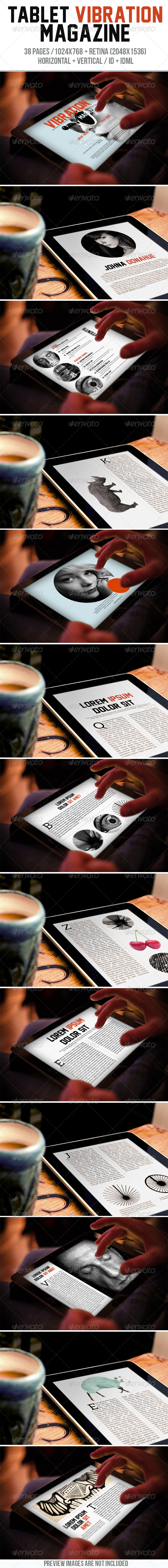 GraphicRiver Tablet Vibration Magazine 7817700 GraphicRiver Tablet Vibration Magazine 7817700