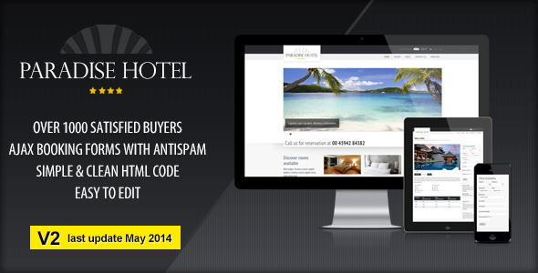 Responsive Paradise Hotel Responsive Paradise Hotel