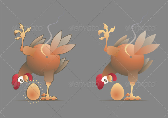 The Hen with the Fresh Egg The Hen with the Fresh Egg