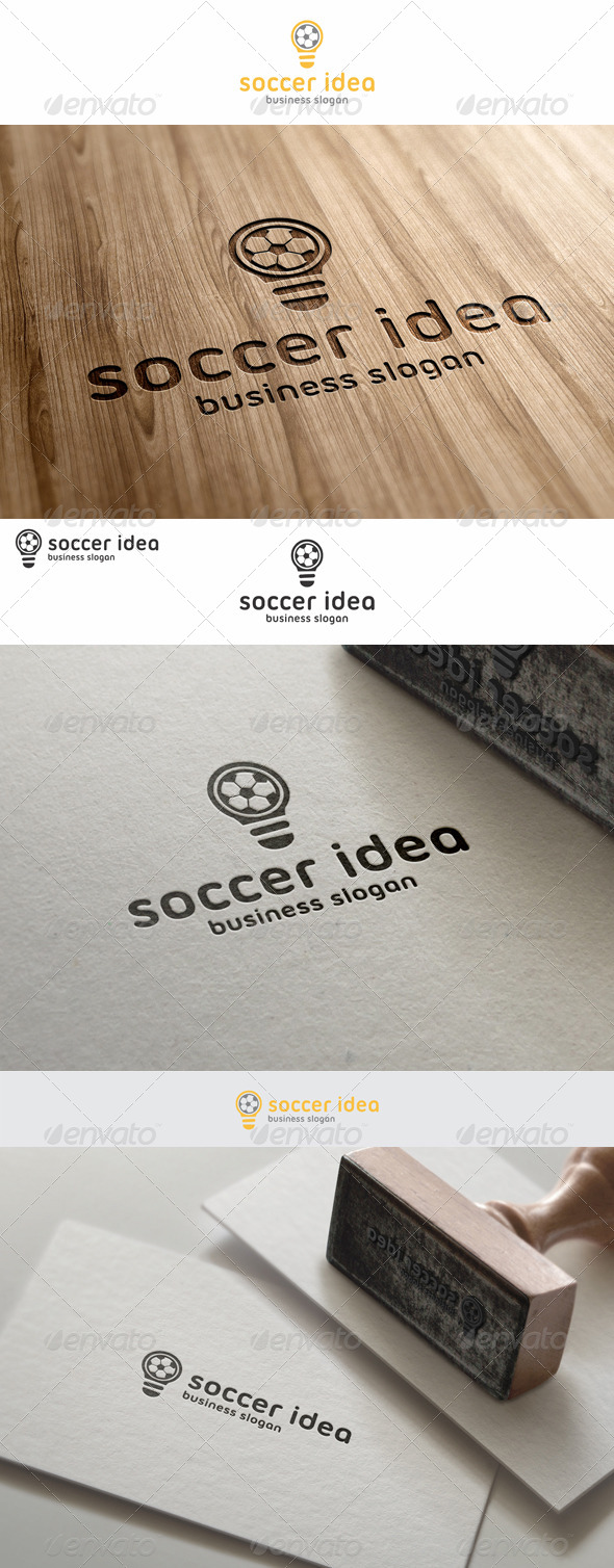 Soccer Idea Football Logo - Objects Logo Templates