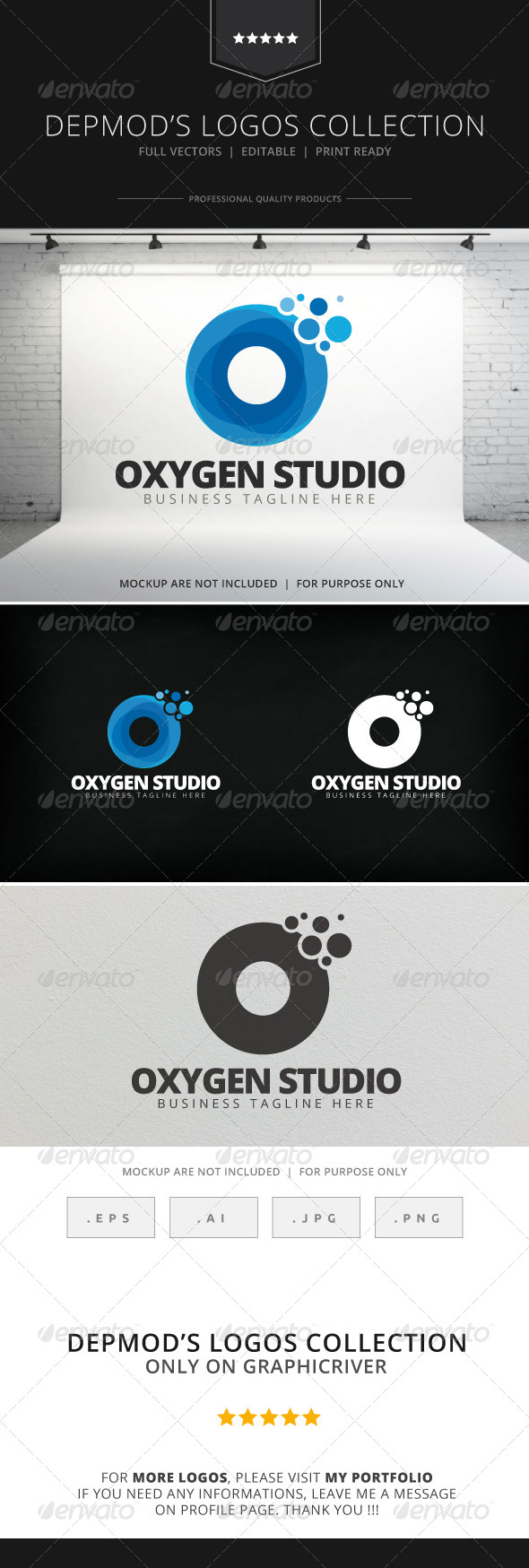 Oxygen Studio Logo - Letters Logo Templates