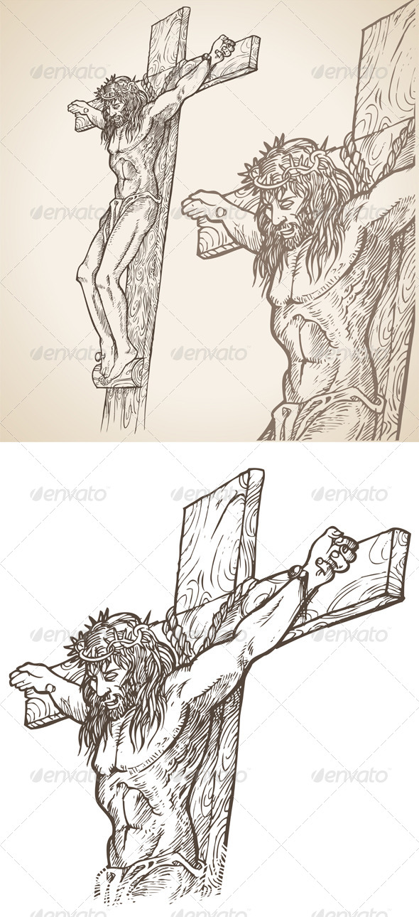 Jesus Hand Drawn Jesus Hand Drawn