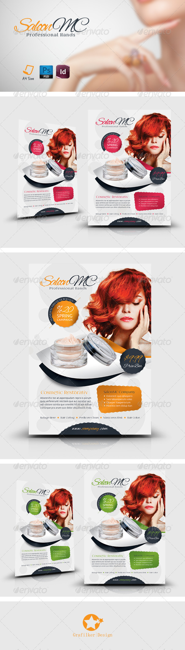 Beauty Salon Flyer Templates