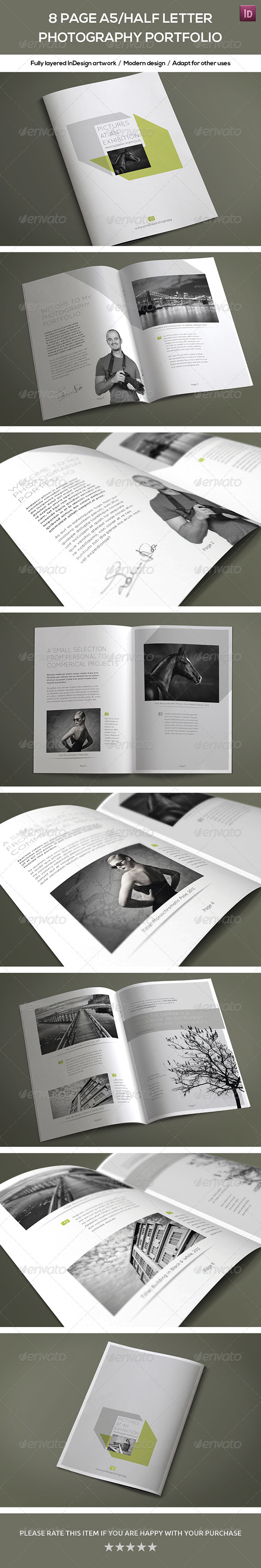 8 Page A5 Half Letter Photography Portfolio 8 Page A5 Half Letter Photography Portfolio