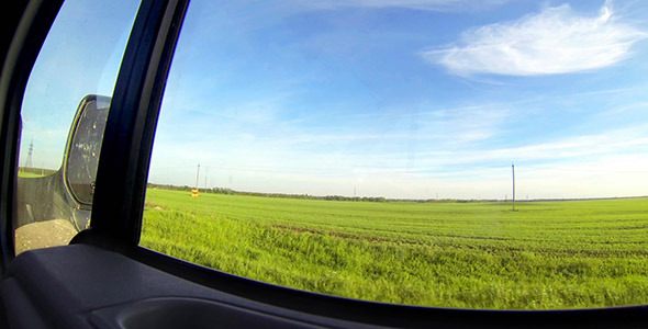 View From Moving Car Window View From Moving Car Window